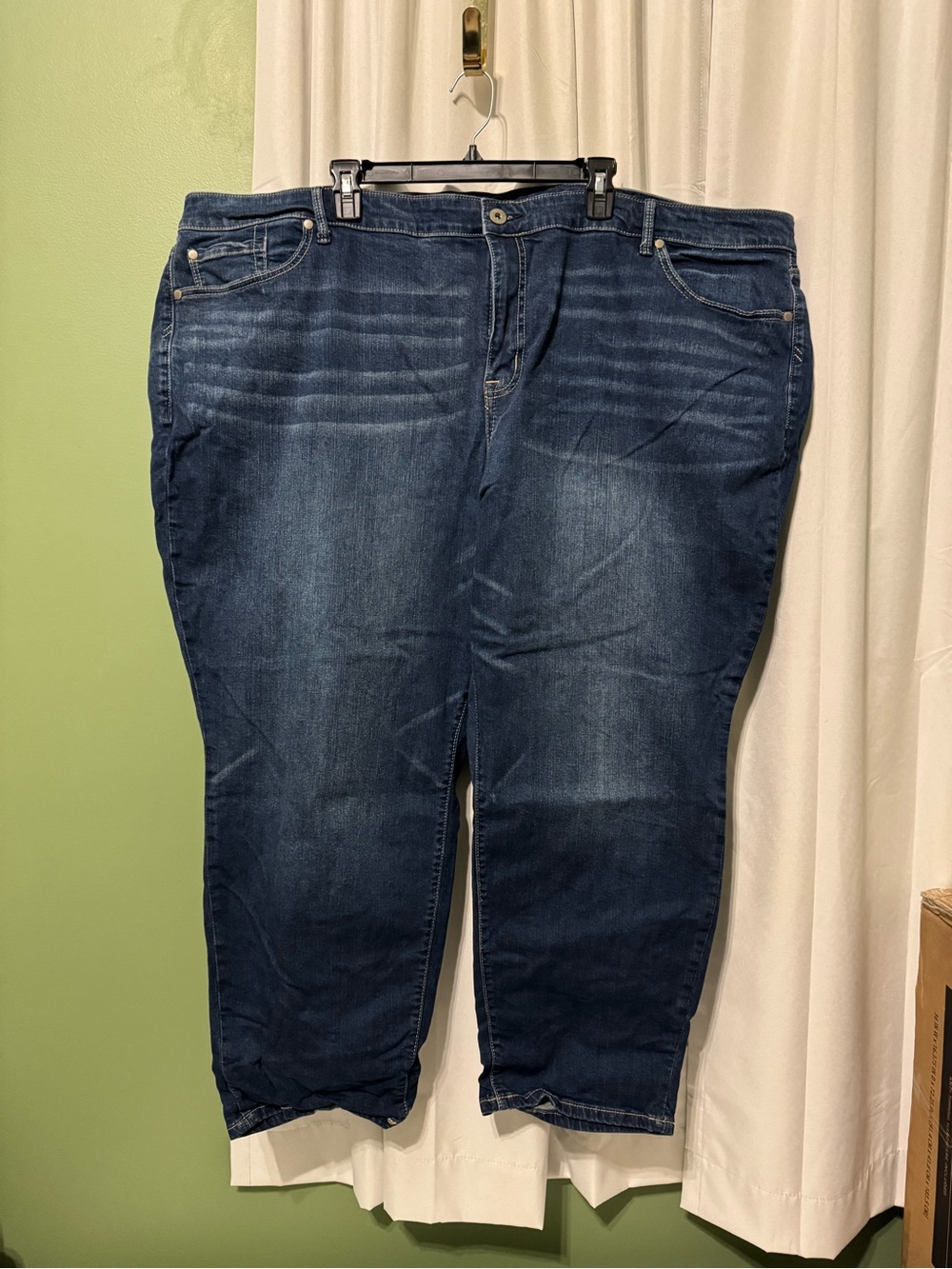 torrid Dark Blue Cropped Boyfriend Jeans